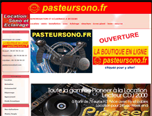 Tablet Screenshot of pasteursono.fr